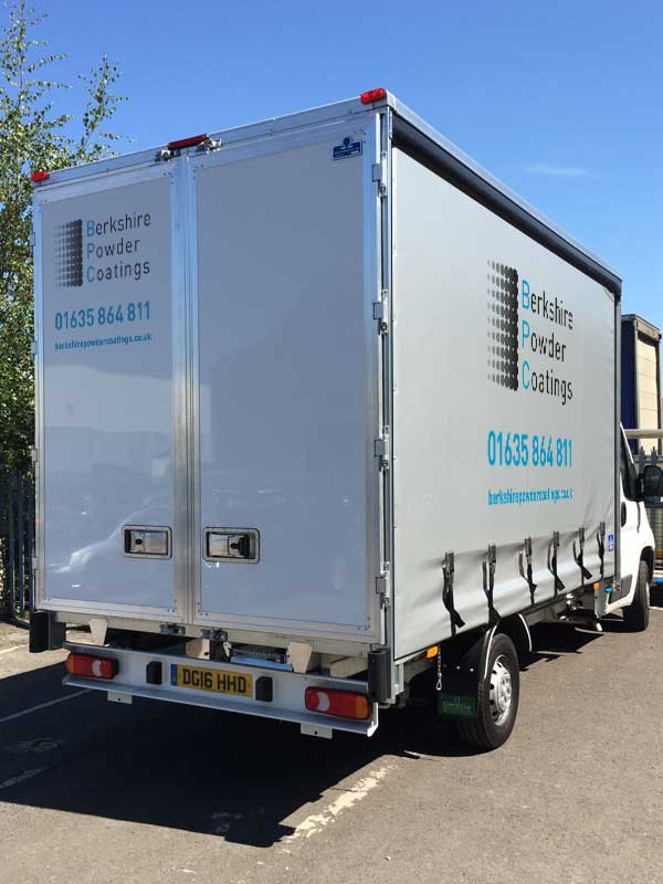 Berkshire Powder Coatings’ vehicles get liveried!